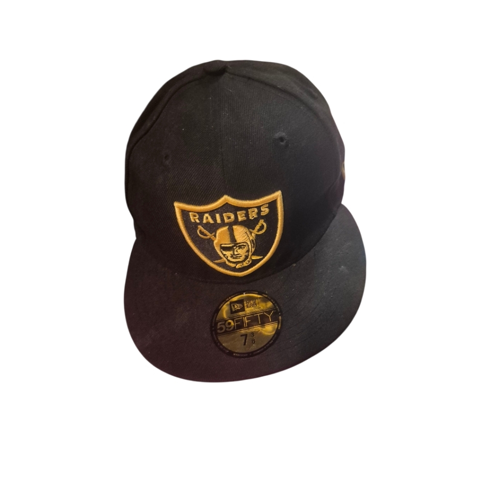 New Era Black and Gold Raiders Cap